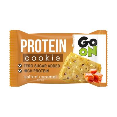 Podrobnoe foto протеїнове печиво go on nutrition protein cookie солона карамель, 50 г