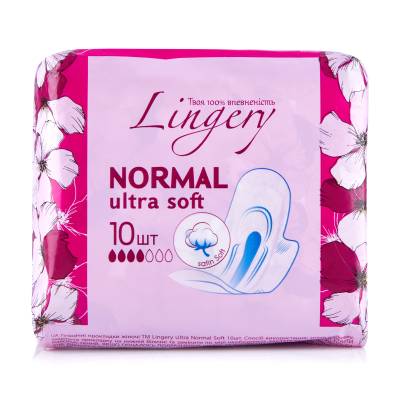 Podrobnoe foto прокладки для критичних днів lingery normal ultra soft, 10 шт
