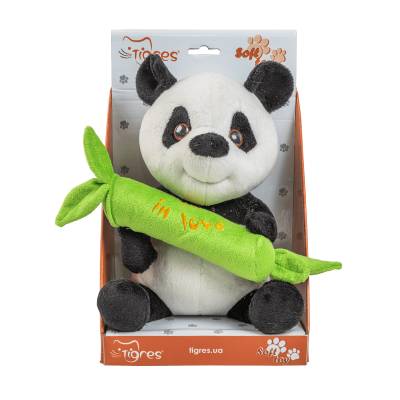 Podrobnoe foto дитяча м'яка іграшка tigres be in love панда, від 3 років, 22 см (іг-0069)