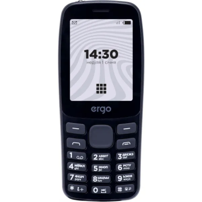 Podrobnoe foto мобільний телефон ergo b241 dual sim black