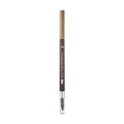 Podrobnoe foto тонкий олівець для брів etude house drawing slim eyebrow зі щіточкою, 3 light brown, 0.05 г
