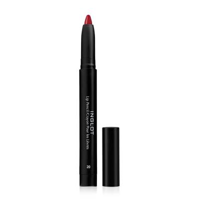 Podrobnoe foto олівець для губ inglot lip pencil matte with sharpener 20, red 1.8 г