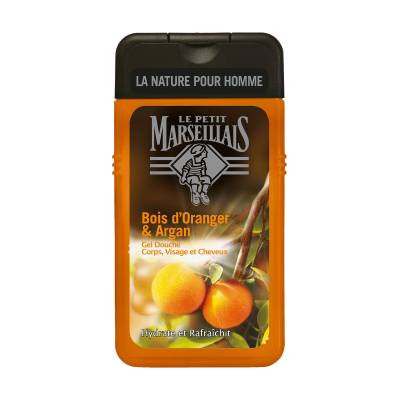 Podrobnoe foto чоловічий гель-шампунь le petit marseillais 3 в 1 апельсинове дерево та арганія, 250 мл