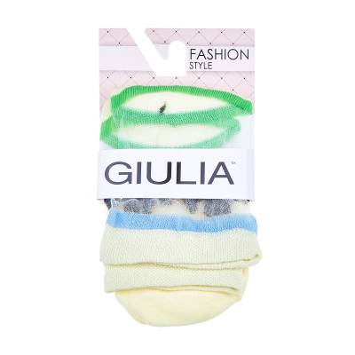 Podrobnoe foto шкарпетки жіночі фантазійні giulia ws2 cristal 038 light yellow, розмір 36-38