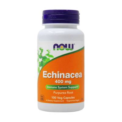 Podrobnoe foto харчова добавка в капсулах now foods echinacea ехінацея, 400 мг, 100 шт