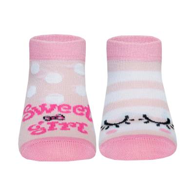 Podrobnoe foto шкарпетки дитячі conte-kids веселі ніжки 17с-10сп 284 світло-рожевий р.14