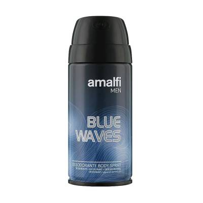 Podrobnoe foto чоловічий дезодорант-спрей amalfi men blue waves, 150 мл