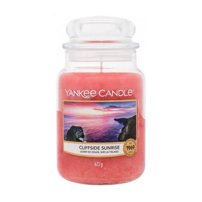 Podrobnoe foto ароматична свічка в банці yankee candle cliffside sunrise, 623 г