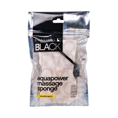 Podrobnoe foto мочалка масажна suavipiel black aqua power massage sponge