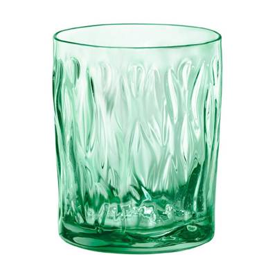 Podrobnoe foto набір низьких склянок для напоїв та води bormioli rocco wind green, 6*300 мл (580518bac121990)