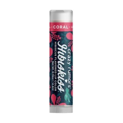 Podrobnoe foto бальзам для губ crazy rumors hibiskiss flavored lip color balm, coral, 4.4 мл