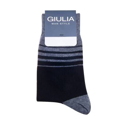 Podrobnoe foto шкарпетки чоловічі giulia man style ms3c-023, black, розмір 39-42
