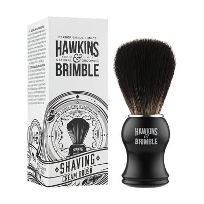 Podrobnoe foto помазок для гоління hawkins & brimble synthetic shaving brush з синтетичною щетиною