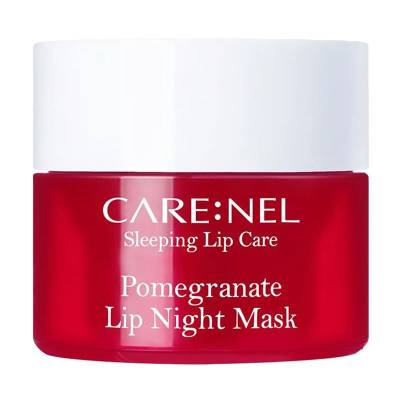 Podrobnoe foto нічна маска для губ carenel pomegranate lip night mask гранат, 5 г