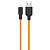 foto дата кабель hoco x21 plus silicone lightning cable (1m) (black / orange) 908504