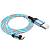 foto дата кабель hoco u90 "ingenious streamer" microusb (1m) (блакитний) 1164246