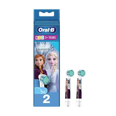 Podrobnoe foto насадки для електричної зубної щітки oral-b kids disney frozen 2, 2 шт
