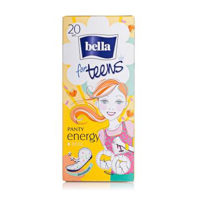 Podrobnoe foto щоденні прокладки bella for teens ultra energy, 20 шт