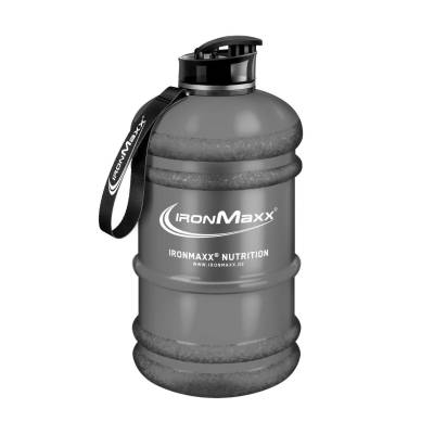 Podrobnoe foto шейкер ironmaxx water gallon сірий, матовий, 2.2 л