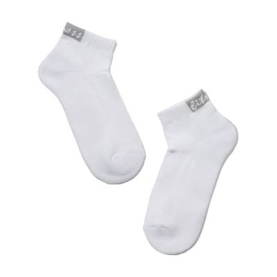 Podrobnoe foto шкарпетки жіночі conte elegant active 16с-92сп-091 короткі, з махровою стопою, білі, розмір 25