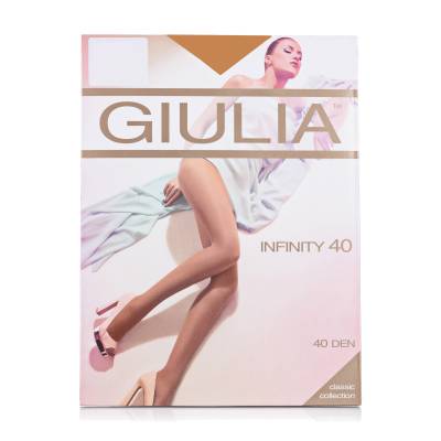 Podrobnoe foto колготки жіночі giulia infinity класичні, без шортиків, 20 den, caramel, розмір 2