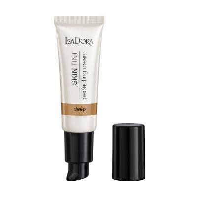 Podrobnoe foto тональна основа для обличчя isadora skin tint perfecting cream foundation 34 deep, 30 мл