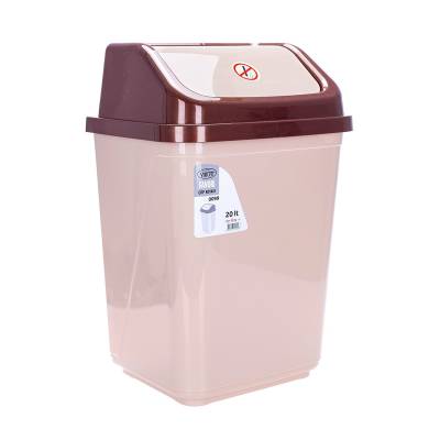 Podrobnoe foto контейнер для сміття violet house coffee-cappuchino, 35*22.5*30 см, 20 л