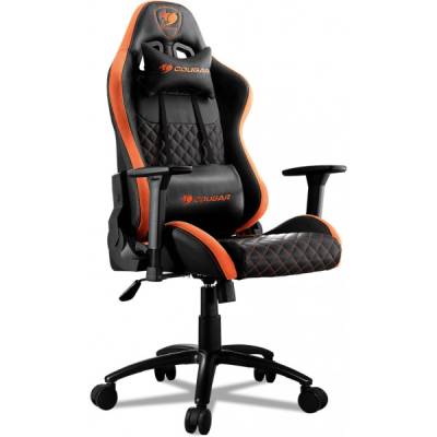 Podrobnoe foto крісло для геймерів cougar armor pro black/orange