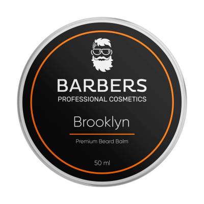 Podrobnoe foto бальзам для бороди barbers brooklyn premium beard balm, 50 мл