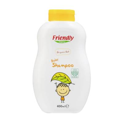 Podrobnoe foto дитячий шампунь friendly organic baby shampoo 2 в 1 на основі вівса, 400 мл