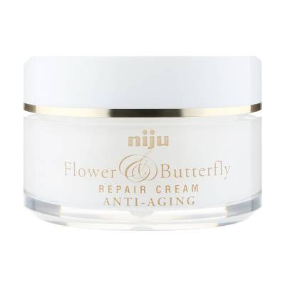 Podrobnoe foto антивіковий крем для обличчя konad niju flower & butterfly repair cream  з аденозином і ніацинамідом, 50 мл
