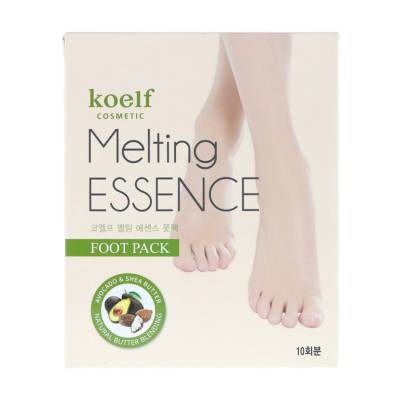Podrobnoe foto маска для ніг petitfee & koelf melting essence foot pack, 10*16 г