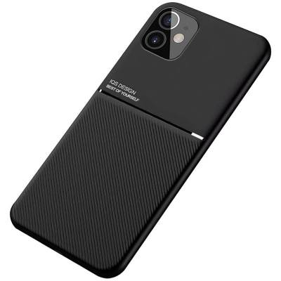 Podrobnoe foto ультратонка пластикова накладка classic на iphone 12 mini (чорний) 1066239
