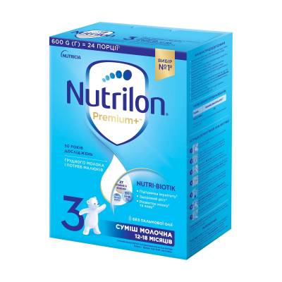 Podrobnoe foto суха молочна суміш nutrilon premium+ 3, 12-18 місяців, 600 г