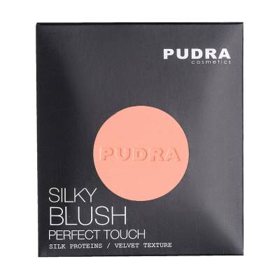 Podrobnoe foto рум'яна для обличчя pudra cosmetics perfect touch silky blush 03, 5.5 г (змінний блок)