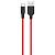 foto дата кабель hoco x21 plus silicone type-c cable (2m) (black / red) 938023