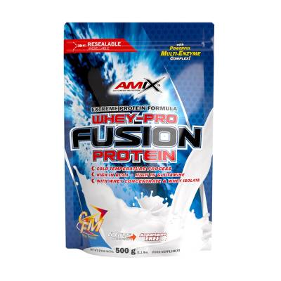 Podrobnoe foto харчова добавка протеїн в порошку amix nutrition whey-pro fusion protein ваніль, 500 г