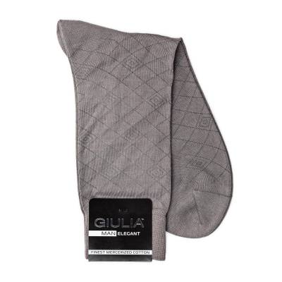 Podrobnoe foto шкарпетки чоловічі giulia elegant 203 calzino grey р.43-44