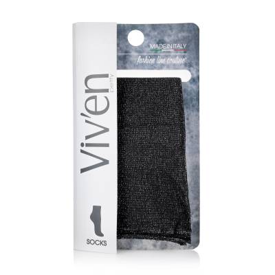 Podrobnoe foto шкарпетки жіночі viv'en petty w 710 срібно-чорні