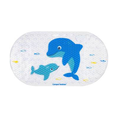 Podrobnoe foto антиковзаючий килимок для купання малюка canpol babies качечки, розмір 69 * 38 см