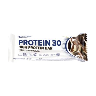 Podrobnoe foto батончик з високим вмістом протеїну ironmaxx protein 30 печиво-крем, 35 г
