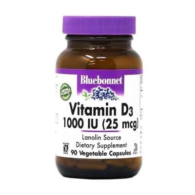 Podrobnoe foto харчова добавка вітаміни в капсулах bluebonnet nutrition vitamin d3 1000 мо, 90 шт