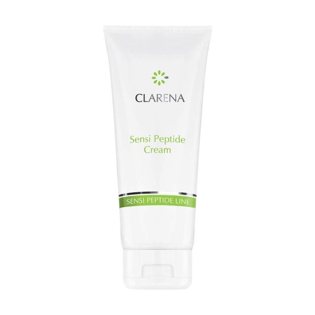 foto заспокійливий крем для обличчя clarena sensi peptide line sensi peptide soothing cream з пептидами, 200 мл