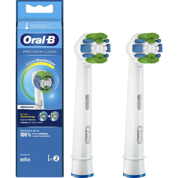 foto насадка для зубної щітки braun oral-b cleanmaximiser precision clean eb20rb 2 шт.