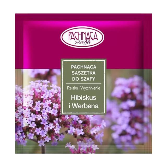 foto ароматичне саше для гардеробу pachnaca szafa hibiskus werbena, 5.5 г