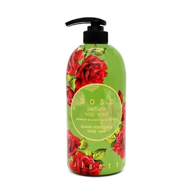 foto парфумований гель для душу jigott rose perfume body wash троянда, 750 мл