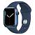 foto смарт-годинник apple watch series 7 41mm blue aluminium case with abyss blue sport band